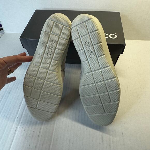 ECCO Felicia Women’s Summer Slip On Shoes Gray Perforated NEW EU41 US10-10.5 - Picture 7 of 11